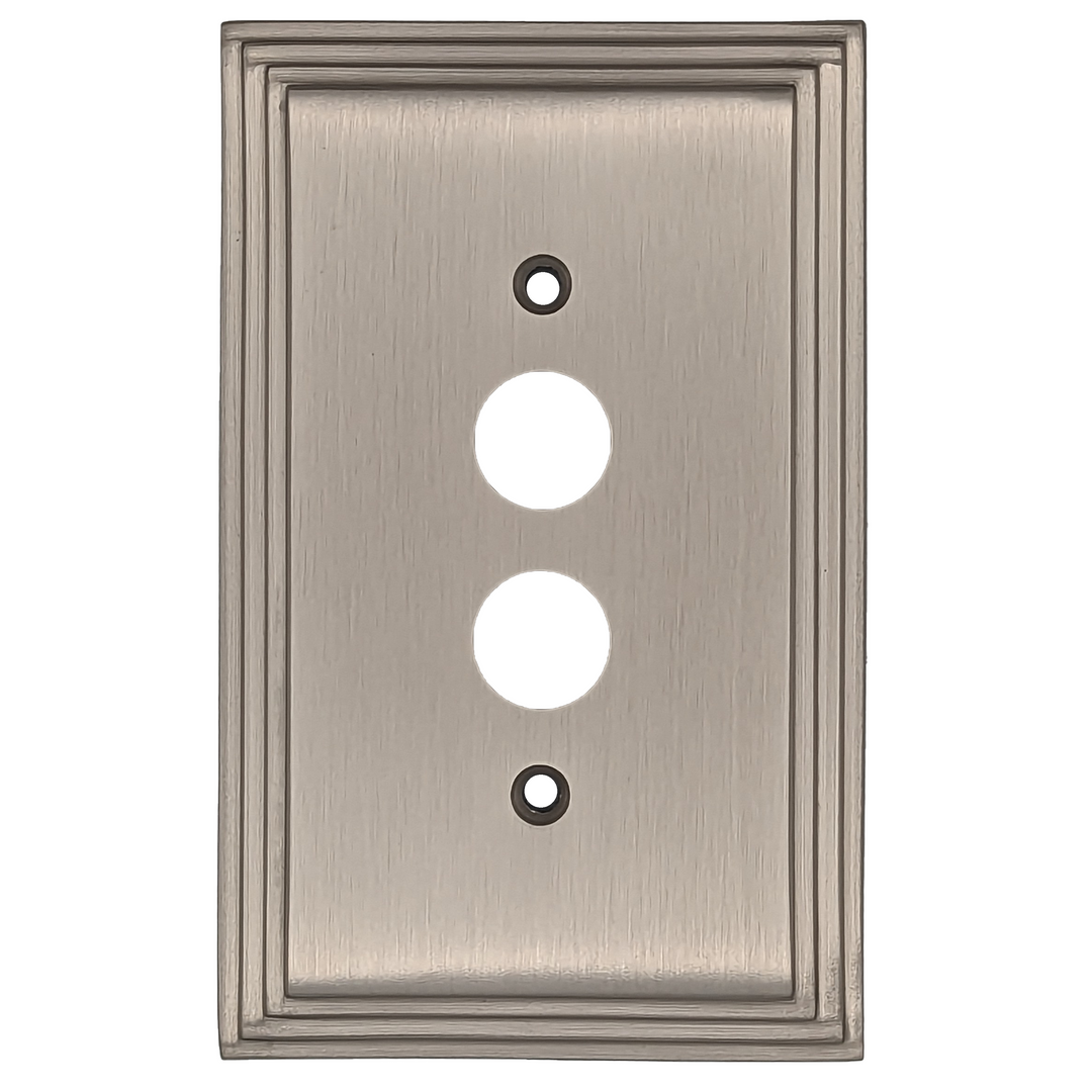 Kingston Classic Stepped Wall Plate (Satin Nickel) COPPER MOUNTAIN HARDWARE