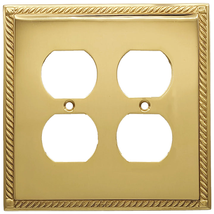 English Georgian Roped Wall Plate (Several Finishes Available)