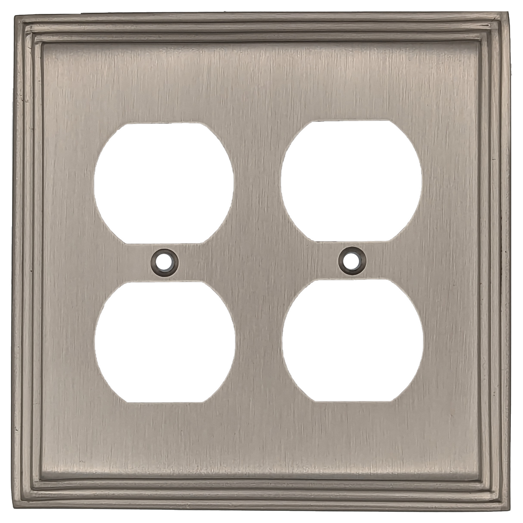 Kingston Classic Stepped Wall Plate (Satin Nickel) COPPER MOUNTAIN HARDWARE