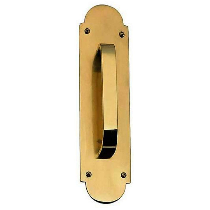 COPPER MOUNTAIN HARDWARE 12 Inch Traditional Door Pull & Plate in Several Finishes