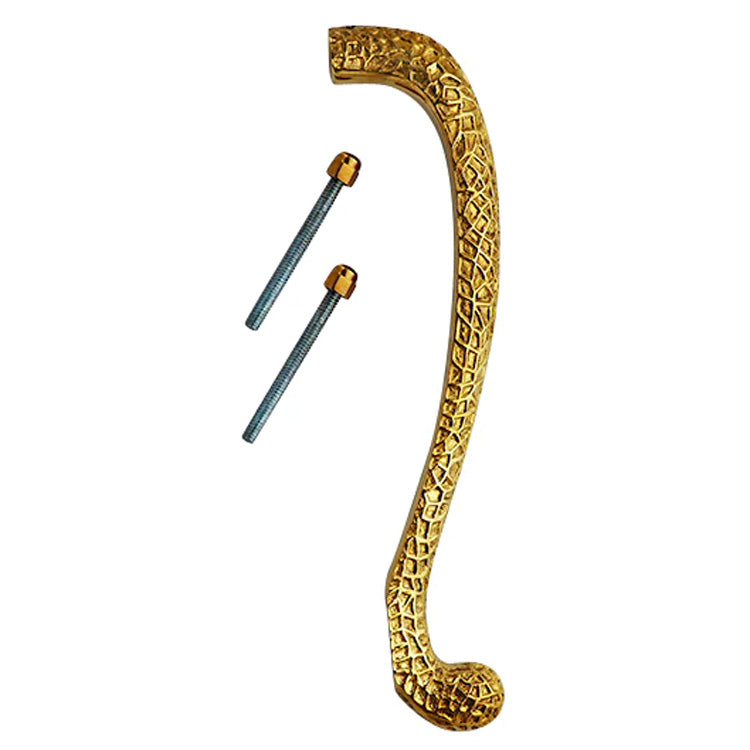 10 1/4 Inch Solid Brass Craftsman Style Door Pull COPPER MOUNTAIN HARDWARE