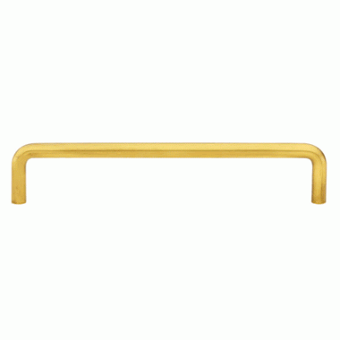 3 3/4 Inch (3 1/2 Inch c-c) Solid Brass Wire Pull Antique Brass Finish EMTEK