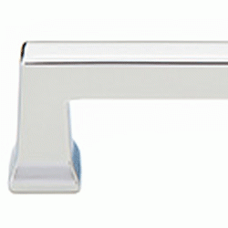 3 7/8 Inch (3 1/2 Inch c-c) Solid Brass Alexander Pull (Polished Chrome Finish) EMTEK