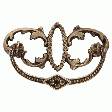 3 7/8 Inch Victorian Cabinet Drop Pull (Several Finishes Available) COPPER MOUNTAIN HARDWARE