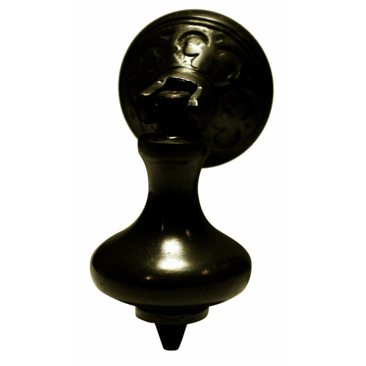 3 Inch Solid Brass Clover Drop Pull (Black Bronze Finish) COPPER MOUNTAIN HARDWARE