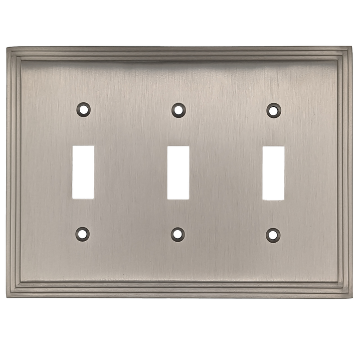 Kingston Classic Stepped Wall Plate (Satin Nickel) COPPER MOUNTAIN HARDWARE