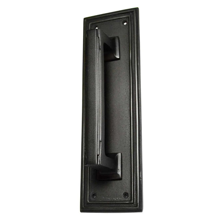 10 inch Solid Brass Classic Style Pull Plate (Several Finishes Available) COPPER MOUNTAIN HARDWARE