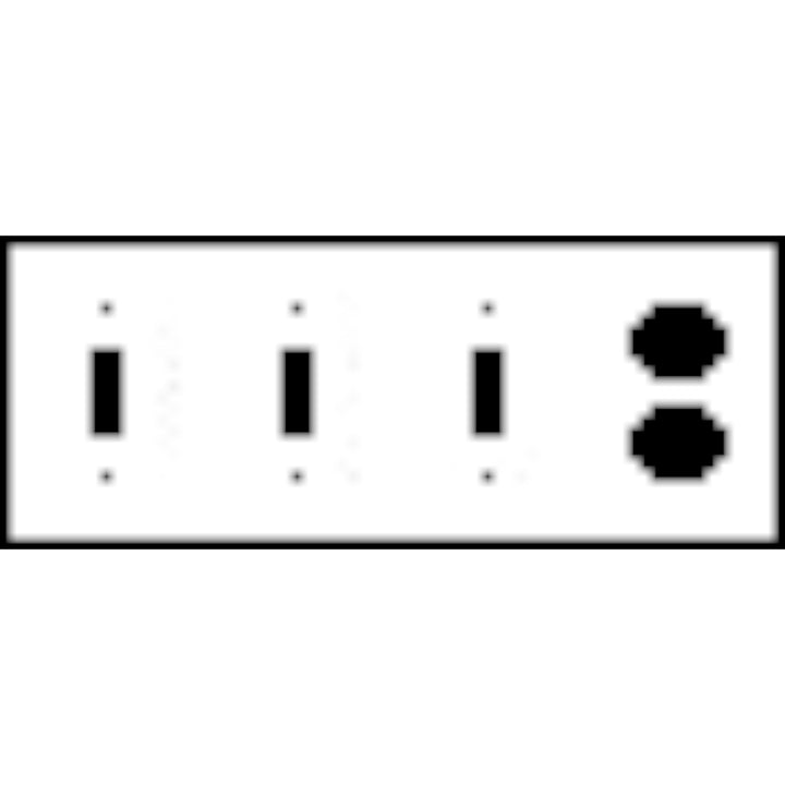 Bamboo Style Wall Plate (Oil Rubbed Bronze Finish)