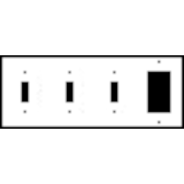 Corinthia Wall Plate (Bright Nickel Finish)