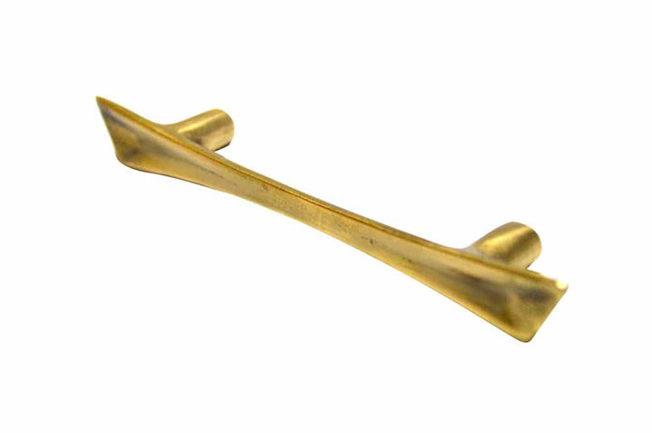 4 1/2 Inch (3 Inch c-c) Pyramid Curve Handle COPPER MOUNTAIN HARDWARE