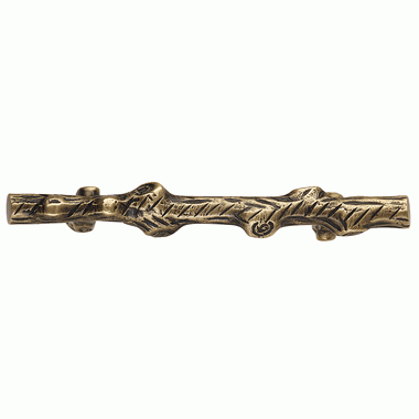 4 1/2 Inch Tree Branch Pull (Antique Brass Finish) COPPER MOUNTAIN HARDWARE