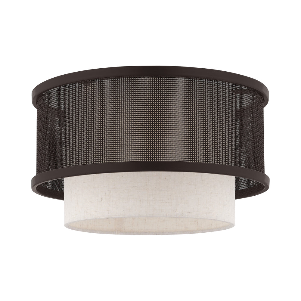 1 Light Bronze Ceiling Mount Livex