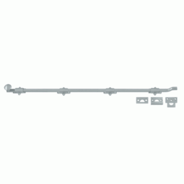 42 Inch Deltana Offset Heavy Duty Surface Bolt (Brushed Chrome Finish) DELTANA