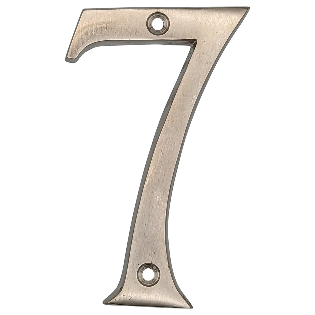 4 Inch Tall House Number 7 COPPER MOUNTAIN HARDWARE