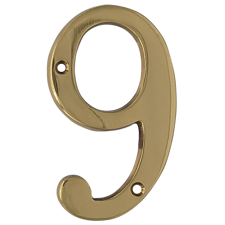 4 Inch Tall House Number 6 or 9 COPPER MOUNTAIN HARDWARE