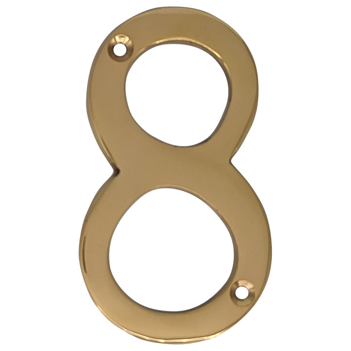 4 Inch Tall House Number 8 COPPER MOUNTAIN HARDWARE