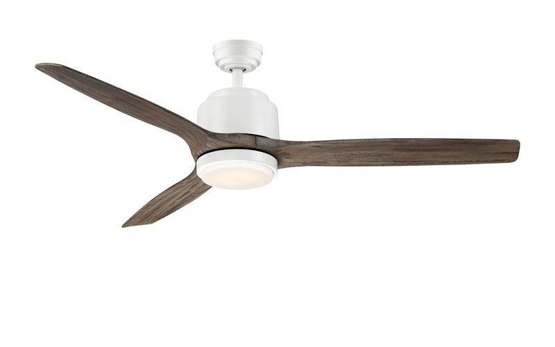 Reya 56 Inch White Ceiling Fan Wind River