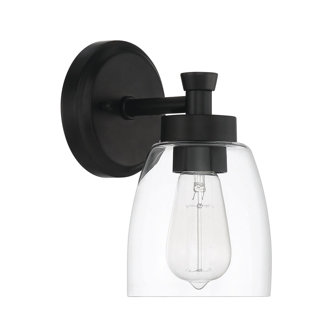 Henning 1 Light Sconce in Flat Black CRAFTMADE