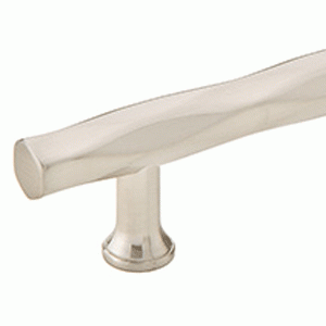 5 1/2 Inch (3 1/2 Inch c-c) Solid Brass Tribeca Pull (Brushed Nickel Finish) EMTEK