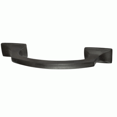 5 1/4 Inch Overall (3 3/4  Inch c-c) Traditional Solid Brass Pull (Oil Rubbed Bronze Finish) COPPER MOUNTAIN HARDWARE