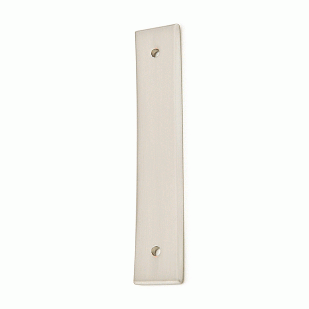5 1/8 Inch (4 Inch c-c) Neos Back Plate (Brushed Nickel Finish) EMTEK