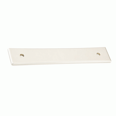 5 1/8 Inch (4 Inch c-c) Neos Back Plate (Polished Nickel Finish) EMTEK