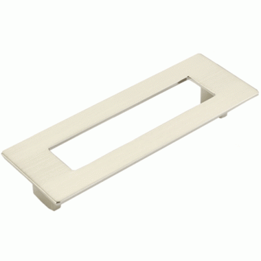 5 7/8 Inch (5 Inch c-c) Finestrino Rectangle Pull (Brushed Nickel Finish) SCHAUB