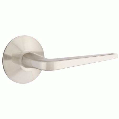 Solid Brass Athena Lever With Modern Rosette (Several Finish Options) EMTEK