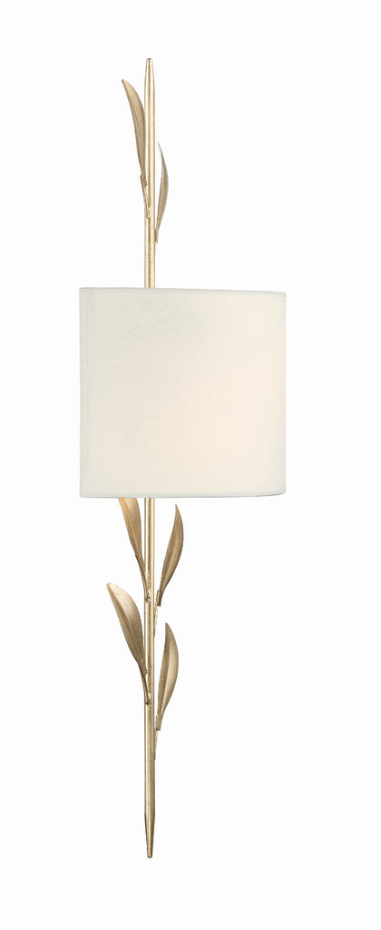 Crystorama Crystorama Broche 2 Light Antique Gold Sconce