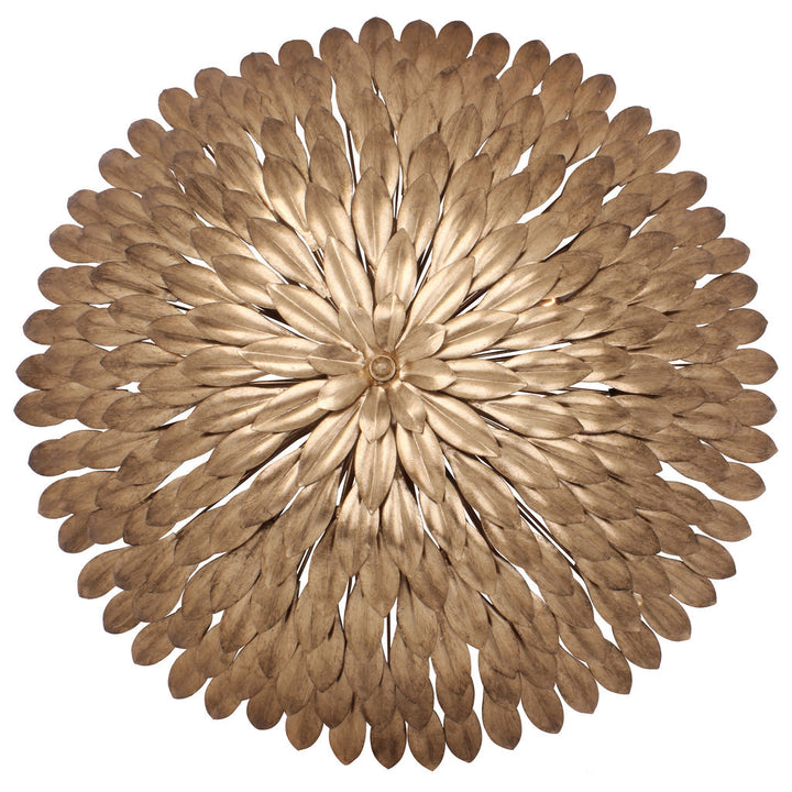 Crystorama Crystorama Broche 6 Light Antique Gold Flush Mount