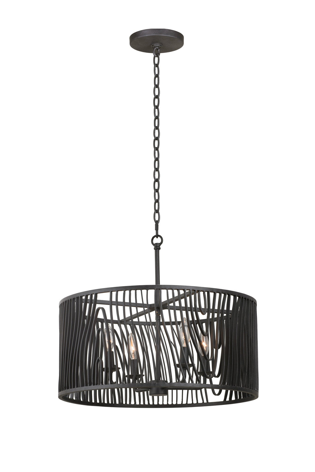 Morre 21 Inch Convertible Pendant / Semi Flush Kalco