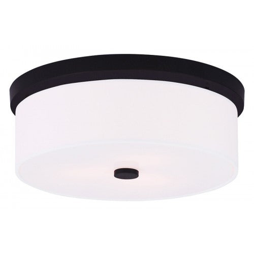 3 Light Bronze Ceiling Mount Livex