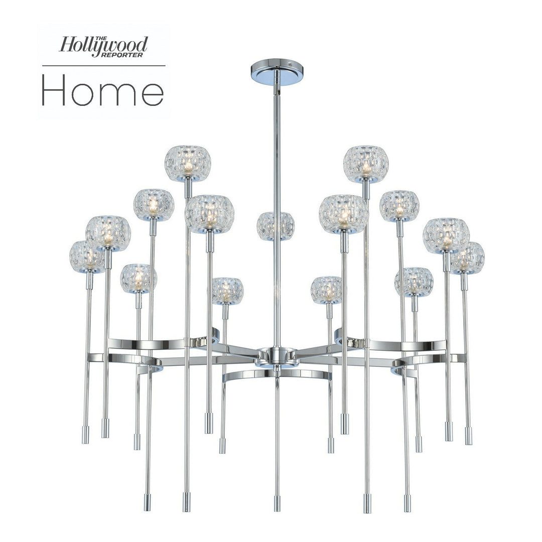 Mae (10 + 5) Light 2 Tier Chandelier Kalco