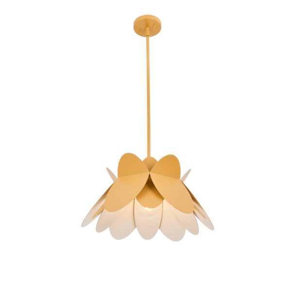 Flor 18 In Harvest Yellow Pendant Kalco