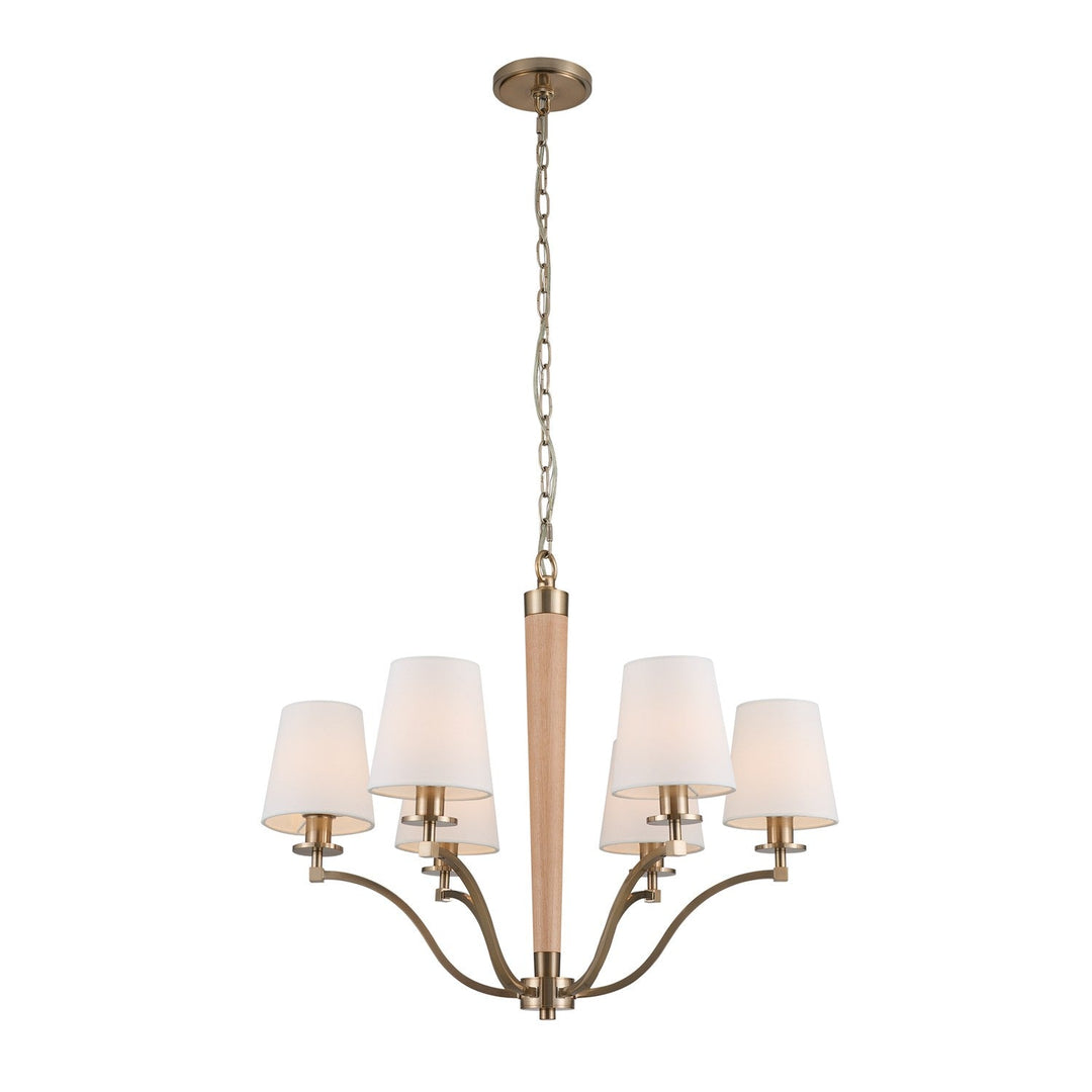 Curva 6 Lt Chandelier Kalco