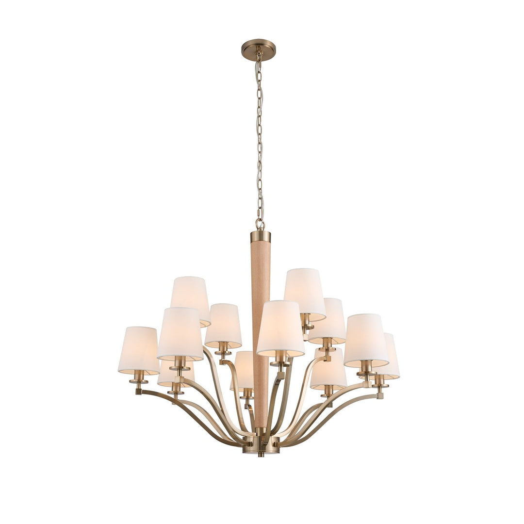 Curva 2 Tier Chandelier Kalco