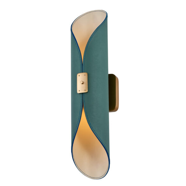 Cape LED Peacock Green Wall Sconce Kalco