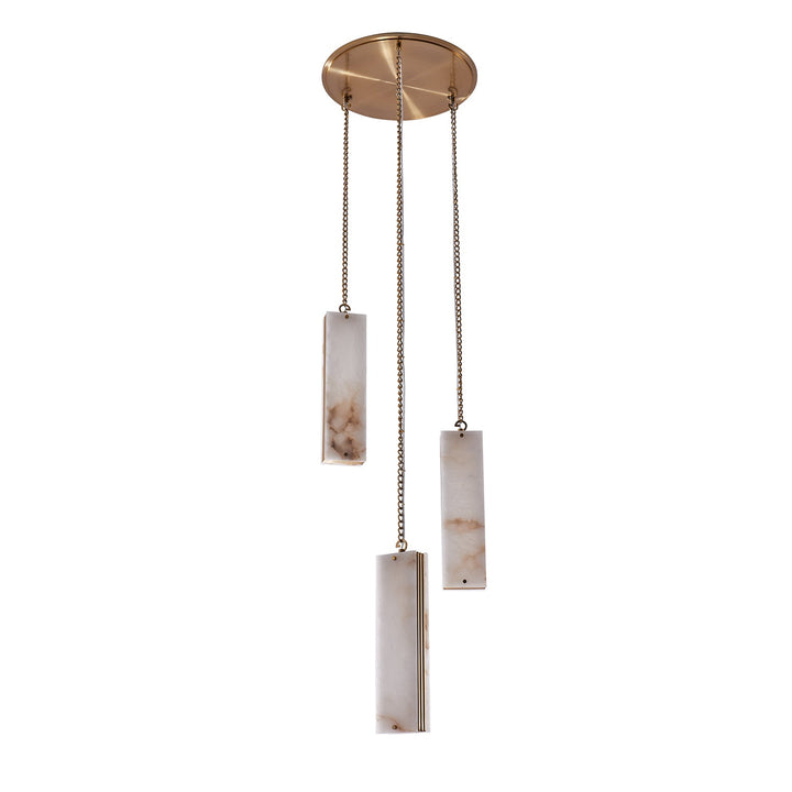 Vertical Three Drop LED Pendant Kalco