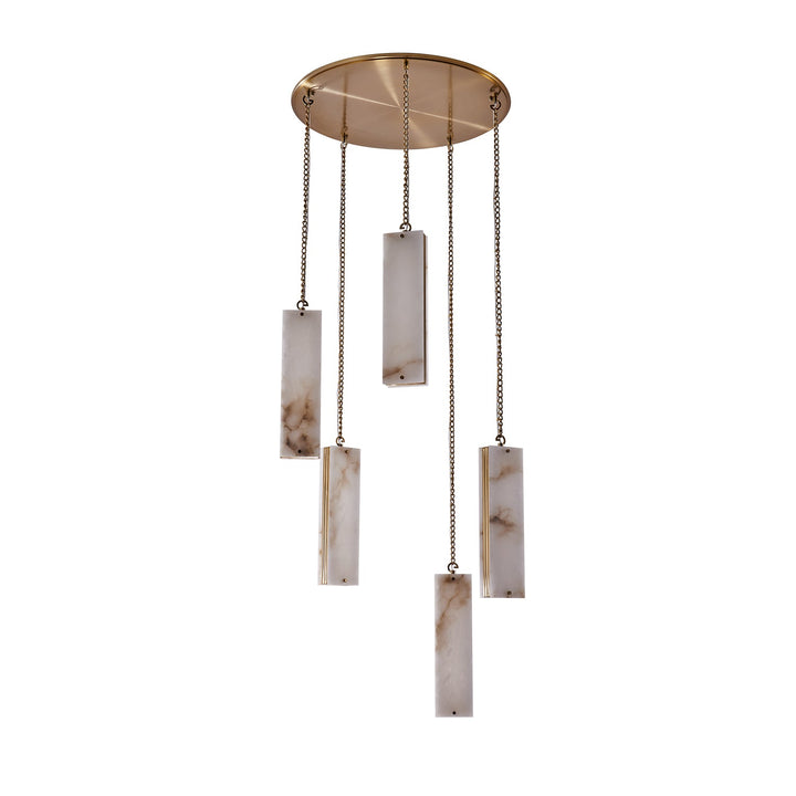 Vertical Five Drop LED Pendant Kalco