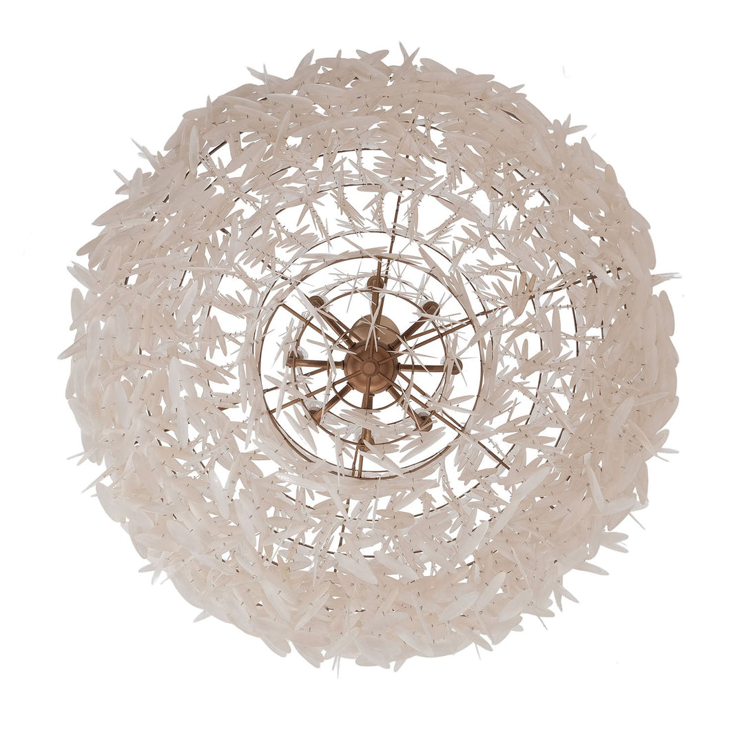 Sphere 36" Capiz Pendant Kalco