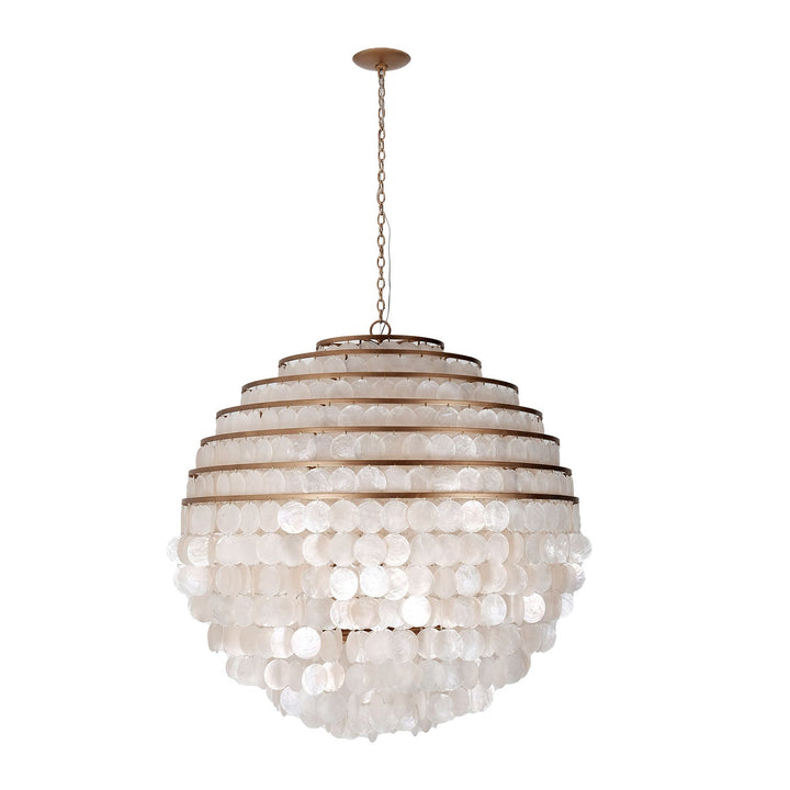 Sphere 36" Capiz Pendant Kalco