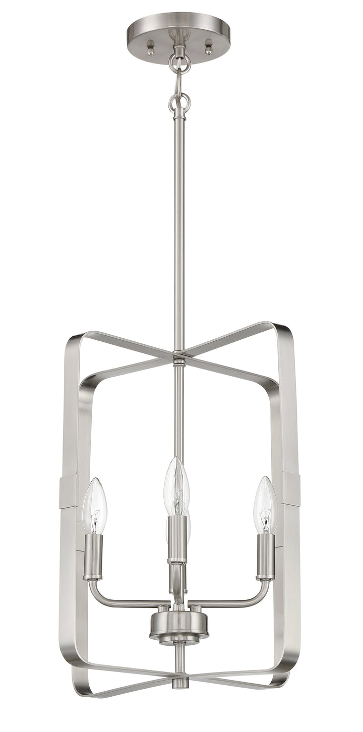 Stowe 4 Light Foyer in Brushed Polished Nickel Pendant Craftmade