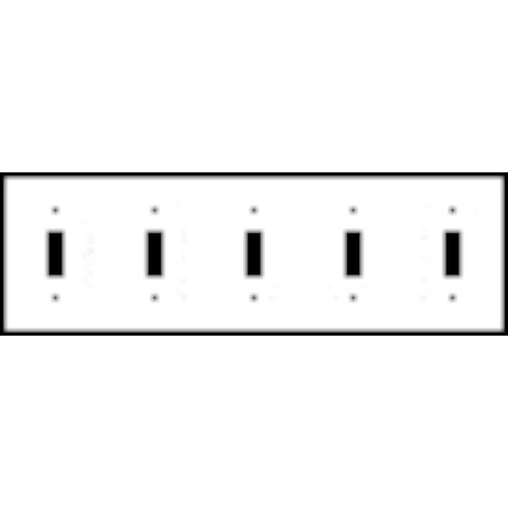 Bamboo Style Wall Plate (Antique Copper Finish)