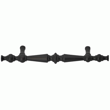 6 1/2 Inch Overall (4 Inch c-c) Solid Brass Victorian Pull (Oil Rubbed Bronze Finish) COPPER MOUNTAIN HARDWARE