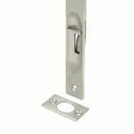 6 Inch Heavy Duty Square Flush Bolt (Brushed Nickel Finish) DELTANA