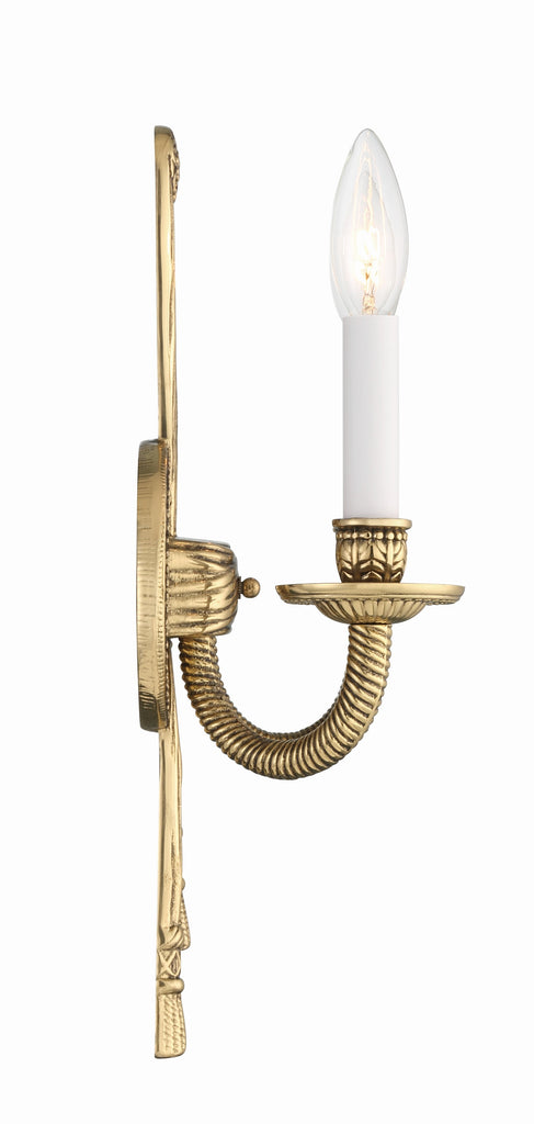 Crystorama Crystorama Crystorama 2 Light Olde Brass Cast Sconce