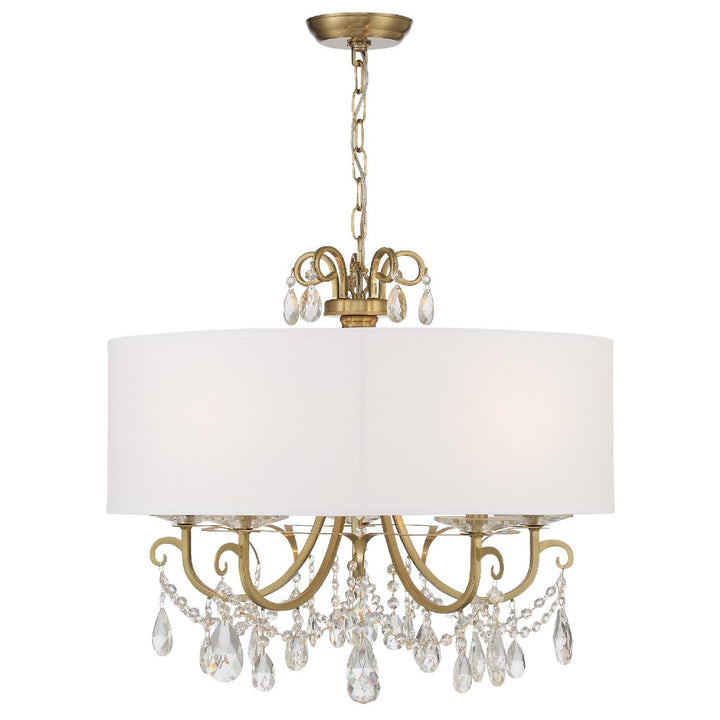 Crystorama Crystorama Othello 5 Light Vibrant Gold Chandelier