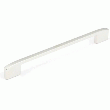 7 7/8 Inch (6 1/4 Inch c-c) Sorrento Cabinet Pull (Brushed Nickel Finish) SCHAUB