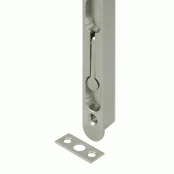 7 Inch Zinc Flush Bolt (Brushed Nickel Finish) DELTANA