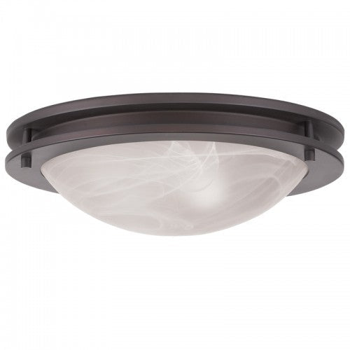 2 Light Bronze Ceiling Mount Livex